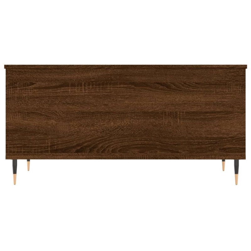 vidaXL Konferenčný stolík hnedý dub 90x44,5x45 cm spracované drevo