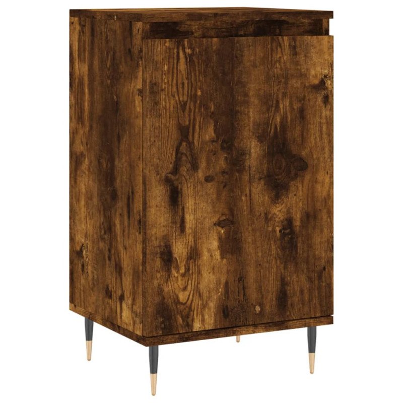 vidaXL Komody 2 ks dymový dub 40x35x70 cm kompozitné drevo