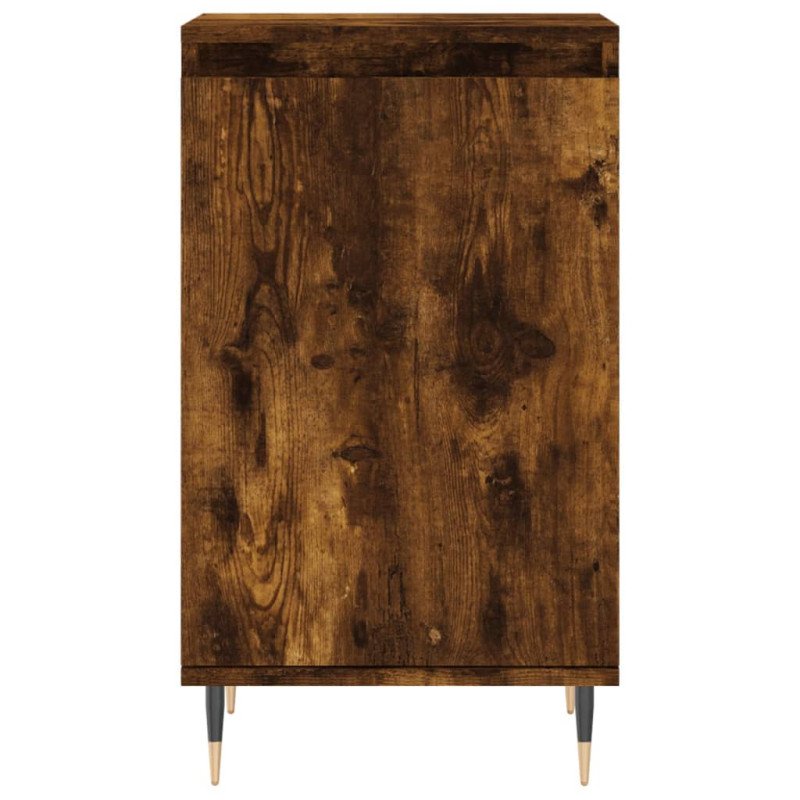 vidaXL Komody 2 ks dymový dub 40x35x70 cm kompozitné drevo