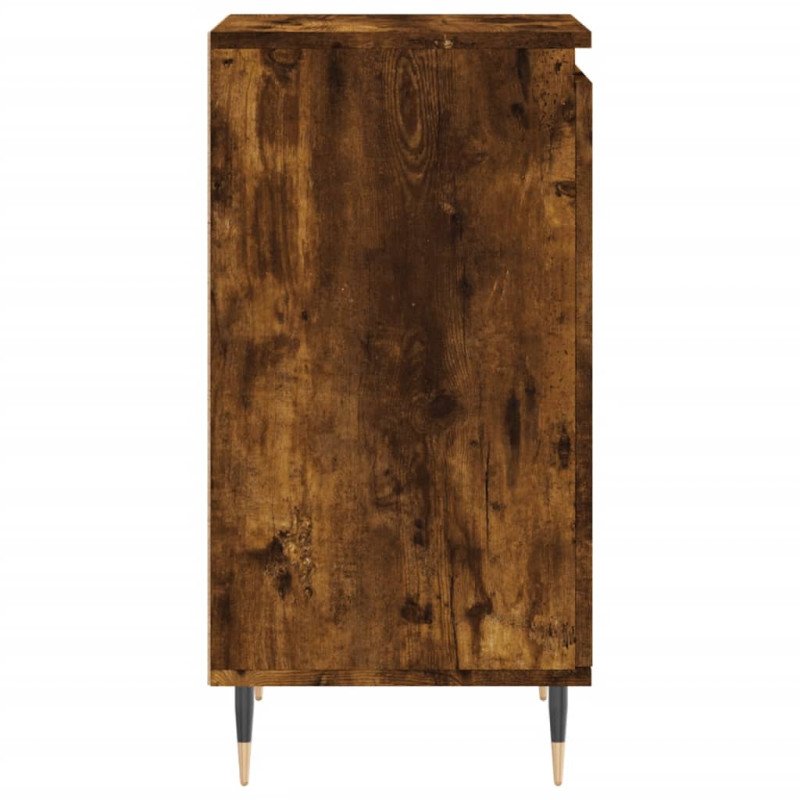 vidaXL Komody 2 ks dymový dub 40x35x70 cm kompozitné drevo