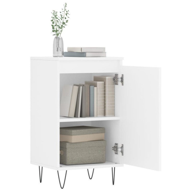 vidaXL Komody 2 ks biele 40x35x70 cm kompozitné drevo