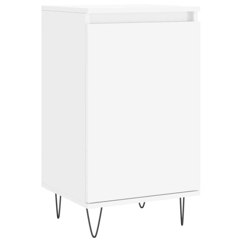 vidaXL Komody 2 ks biele 40x35x70 cm kompozitné drevo