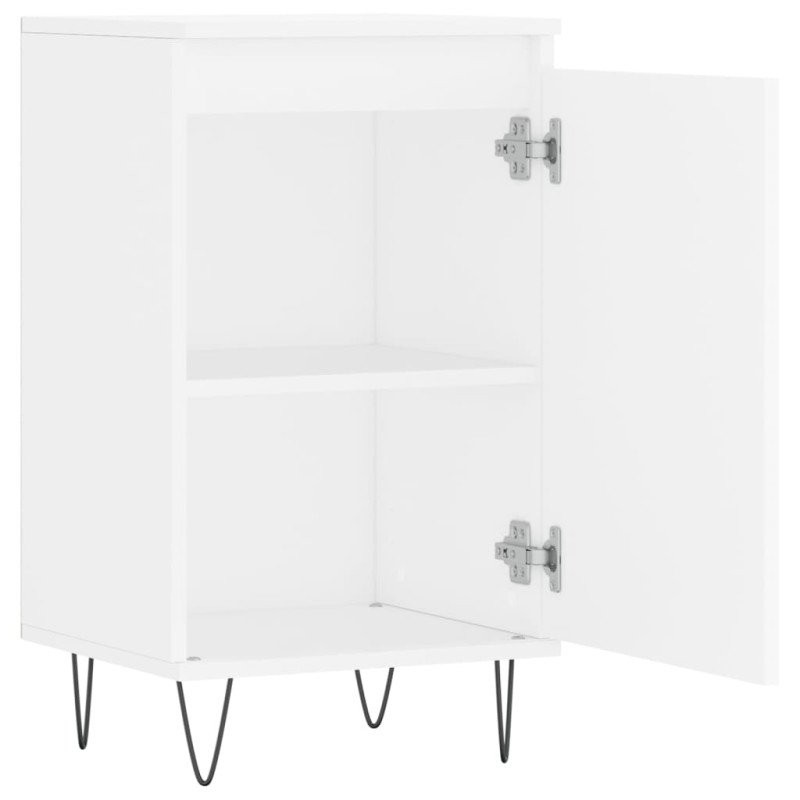 vidaXL Komody 2 ks biele 40x35x70 cm kompozitné drevo