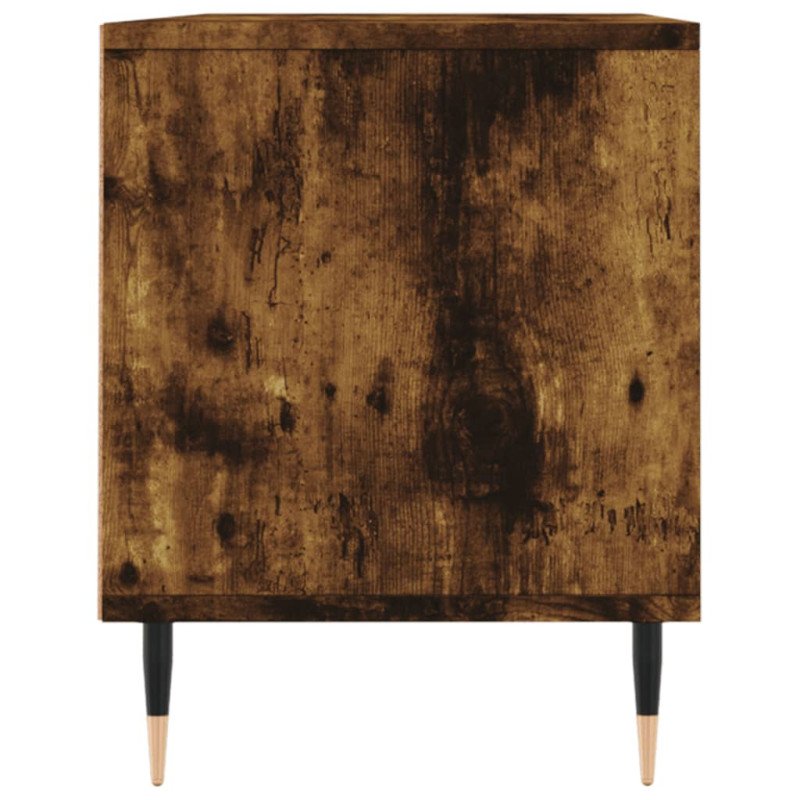 vidaXL TV skrinka dymový dub 100x34,5x44,5 cm kompozitné drevo