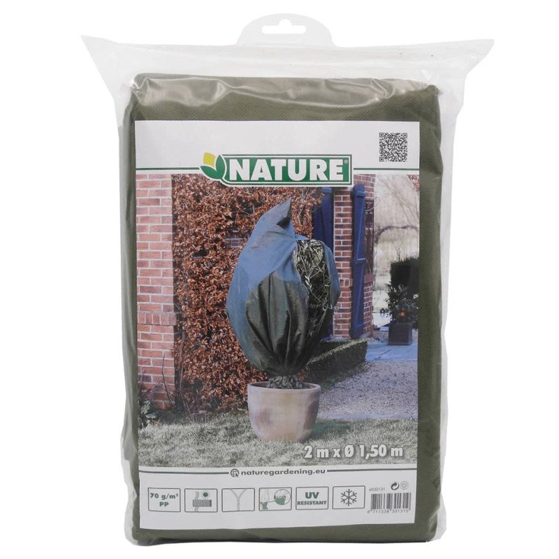 Nature Zimný flísový kryt 70 g/m², zelený 1,5x2 m