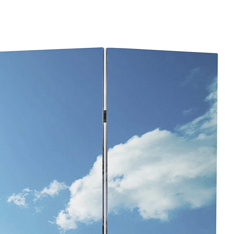 vidaXL Skladací paraván 217x170 cm potlač pláže 