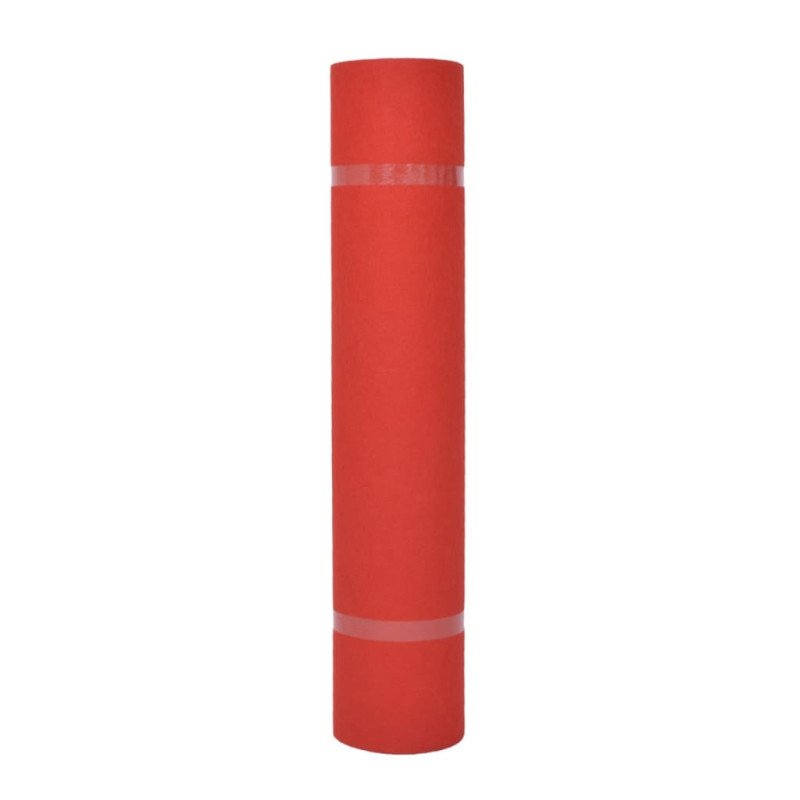 vidaXL Objektový koberec, 1x12 m, červený