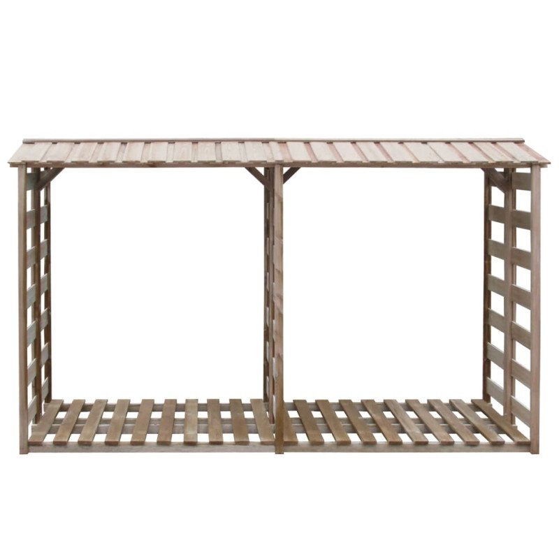 vidaXL Prístrešok na drevo 300x90x176 cm, impregnovaná borovica