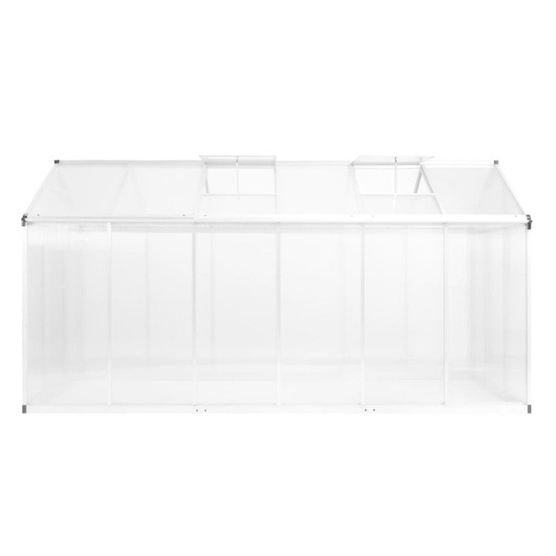 vidaXL Skleník, hliník 362x190x195 cm 13,41 m³
