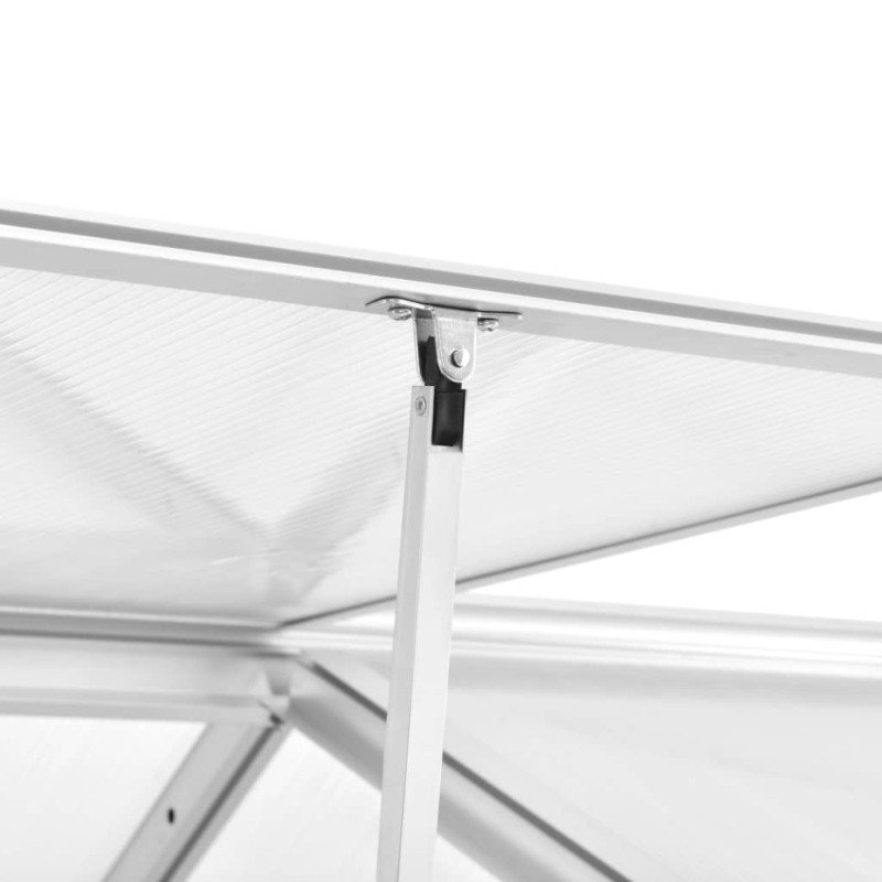vidaXL Skleník, hliník 362x190x195 cm 13,41 m³