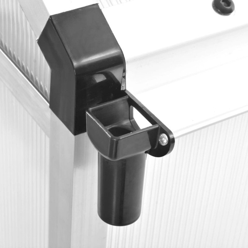 vidaXL Skleník, hliník 362x190x195 cm 13,41 m³