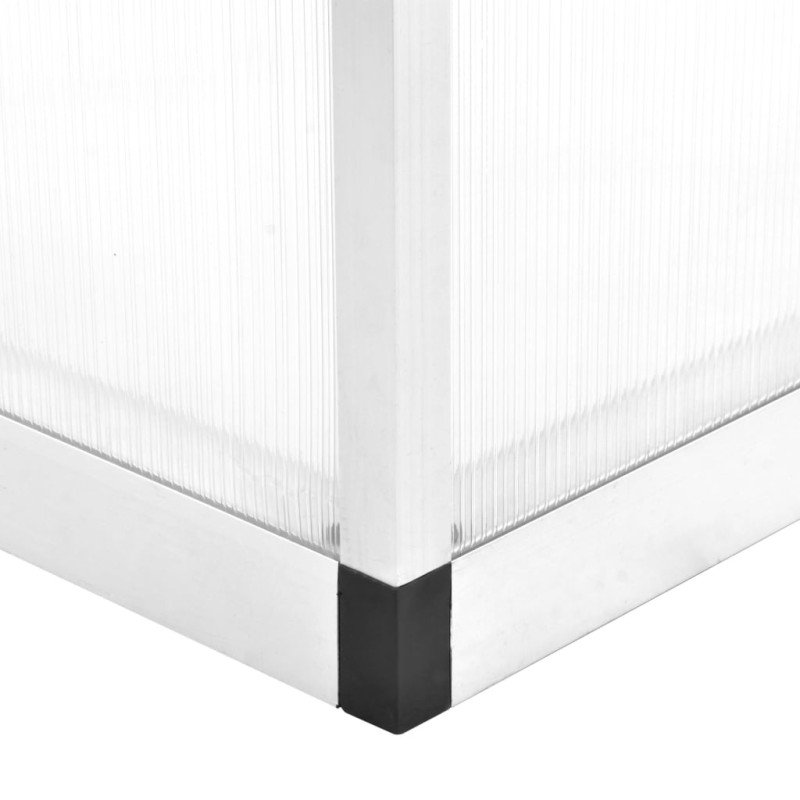 vidaXL Skleník, hliník 362x190x195 cm 13,41 m³