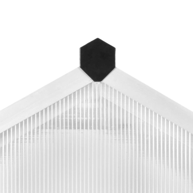 vidaXL Skleník, hliník 362x190x195 cm 13,41 m³