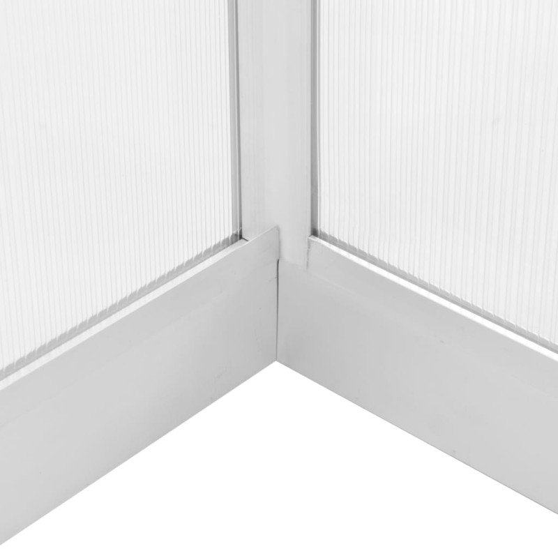vidaXL Skleník, hliník 362x190x195 cm 13,41 m³