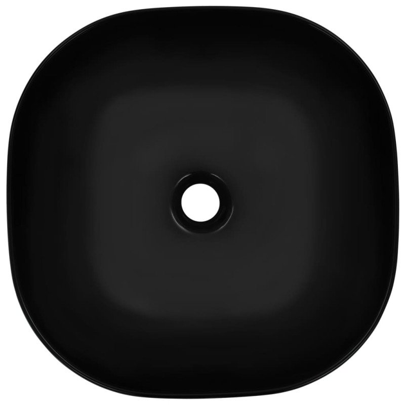 vidaXL Umývadlo 42,5x42,5x14,5 cm keramické biele