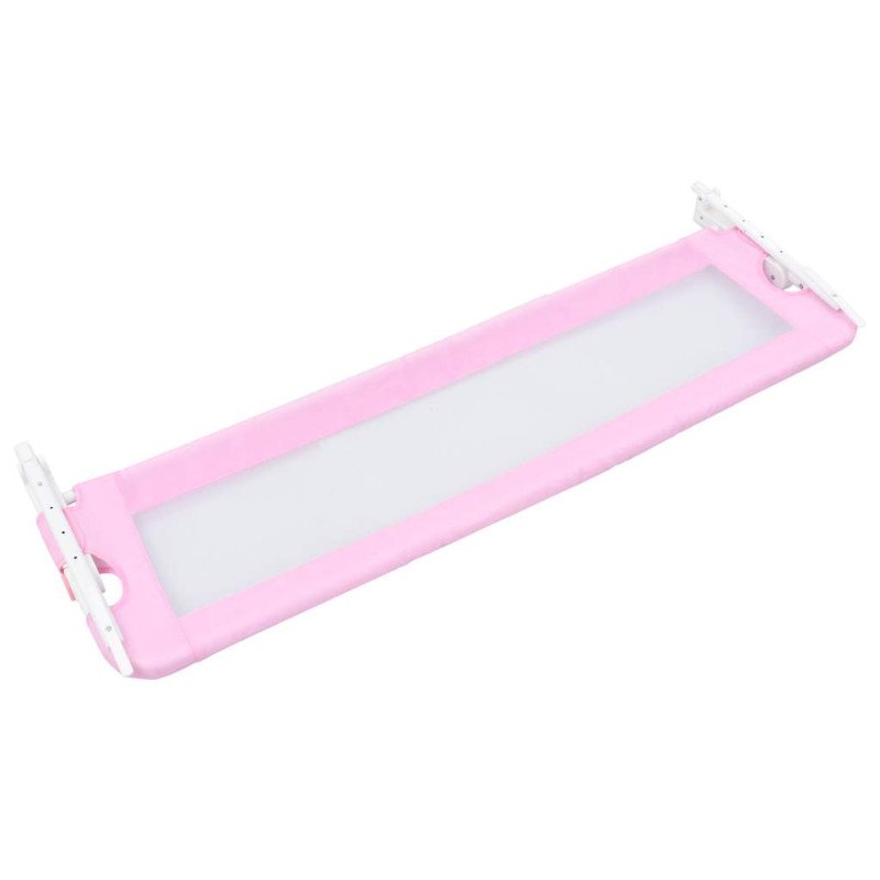 vidaXL Zábrana na detskú posteľ, ružová 120x42 cm, polyester