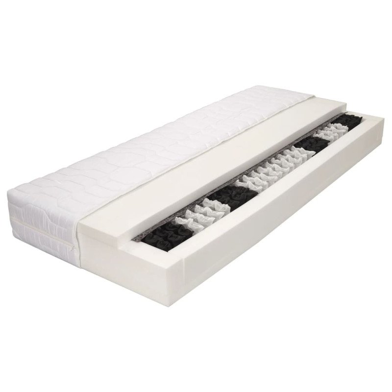 vidaXL Matrac 80x200 cm, 7-zónový, taštičkové pružiny 20 cm, H3 
