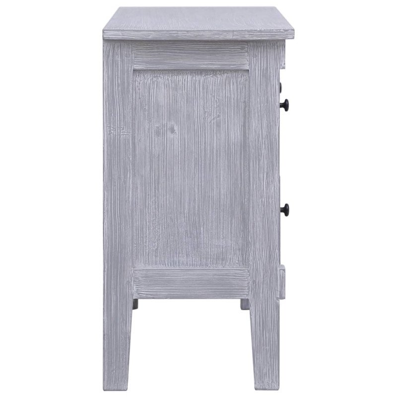 vidaXL Príborník s 2 zásuvkami 90x30x60 cm masívne mahagónové drevo