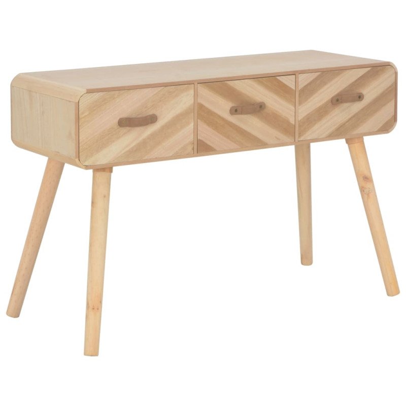 vidaXL Konzolový stolík 100x35x68 cm, drevený masív