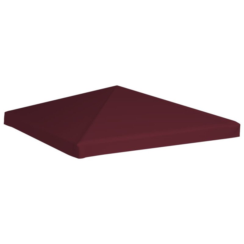 vidaXL Strieška na altánok bordová 3x3 m 310 g/m²