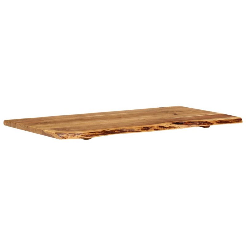 vidaXL Doska na kúpeľňovú skrinku, akáciový masív 100x52x2,5 cm