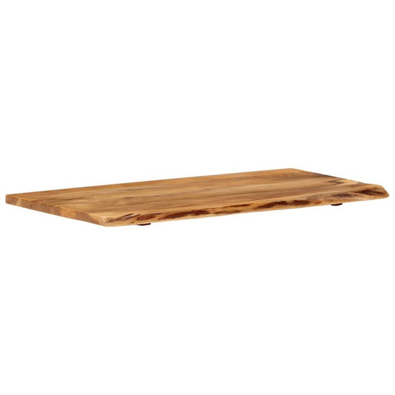 vidaXL Doska na kúpeľňovú skrinku, akáciový masív 100x52x2,5 cm