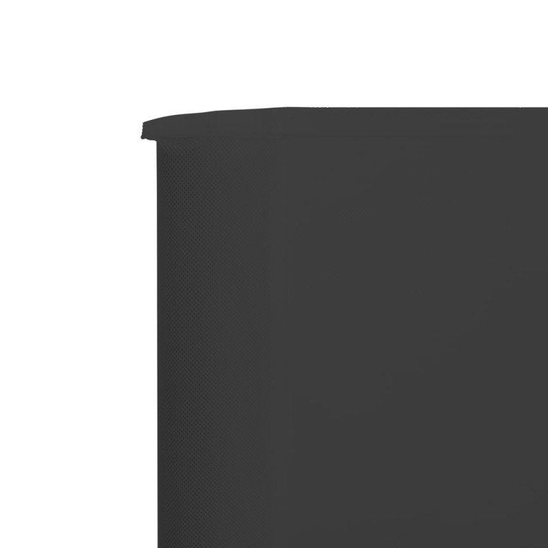 vidaXL 5-panelová zábrana proti vetru látková 600x120 cm antracitová