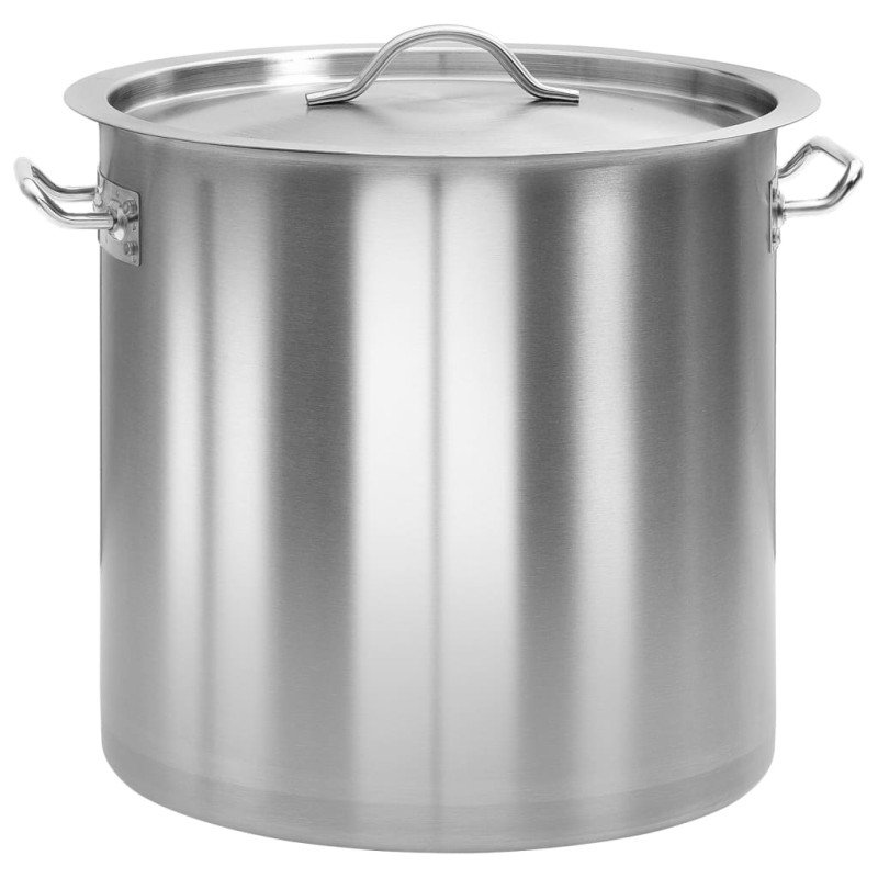 vidaXL Hrniec na polievku 36 l 36x36 cm, nehrdzavejúca oceľ