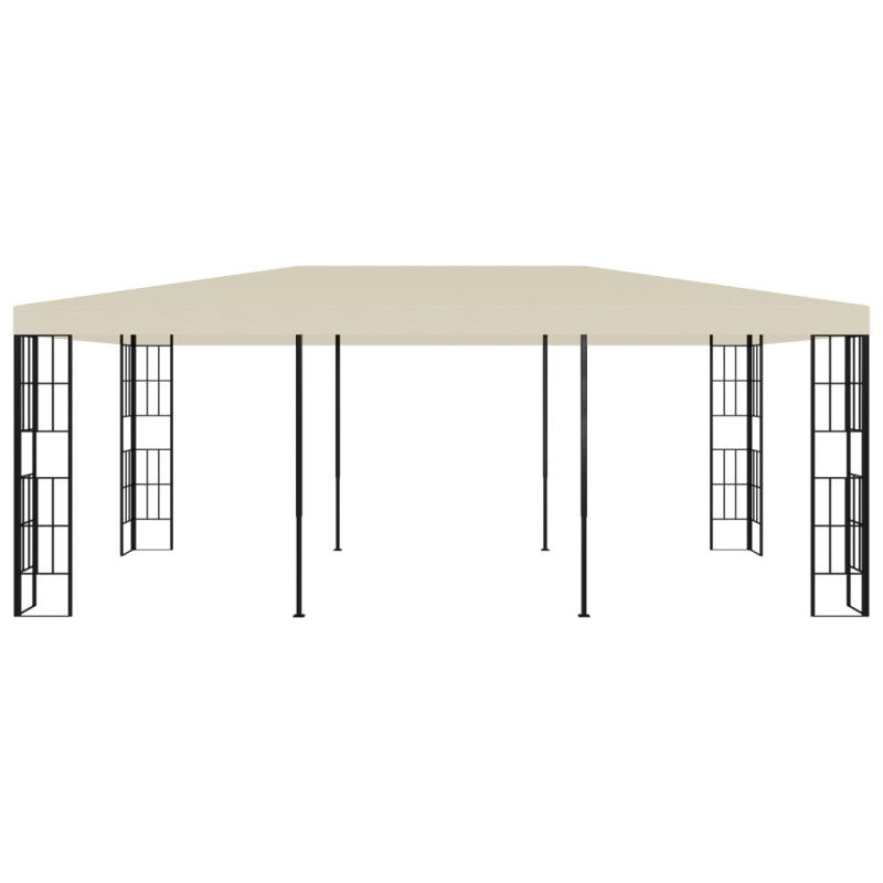 vidaXL Altánok krémový 3x6 m