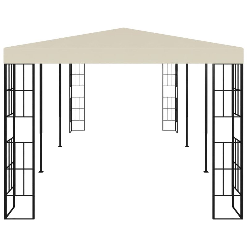 vidaXL Altánok krémový 3x6 m