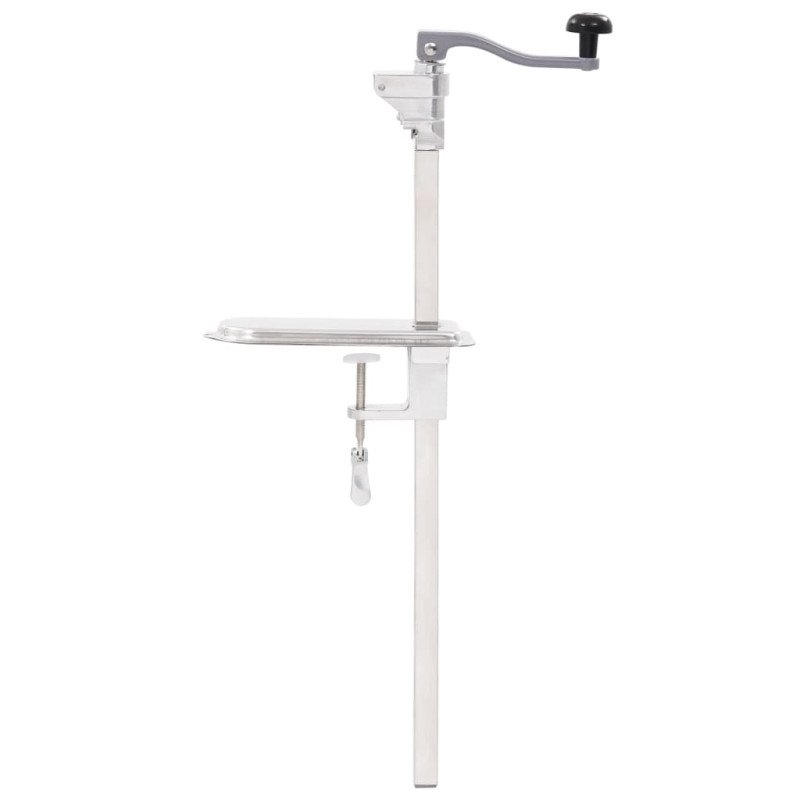 vidaXL Otvárač na konzervy strieborný 70 cm hliník a nehrdzavejúca oceľ