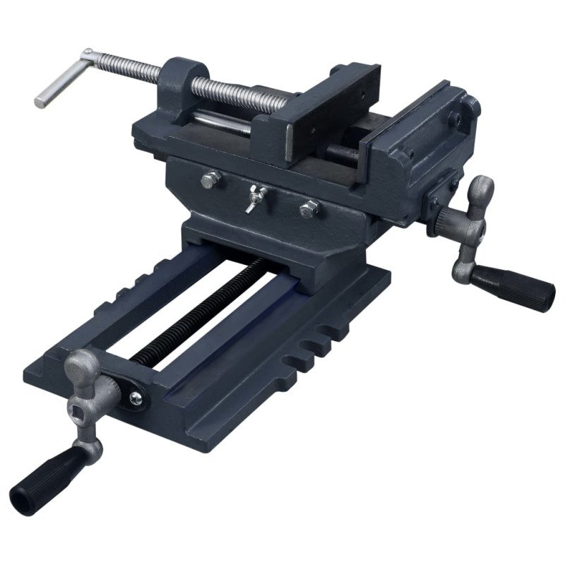 vidaXL Ručne ovládaný posuvný zverák na vŕtanie 127 mm