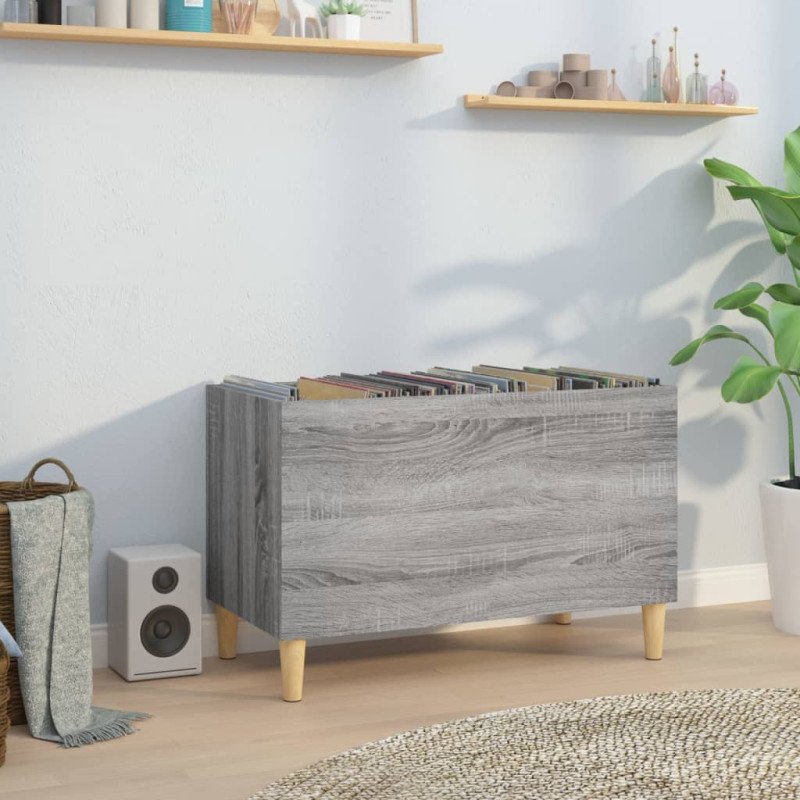 vidaXL Skrinka na platne sivá sonoma 74,5x38x48 cm kompozitné drevo