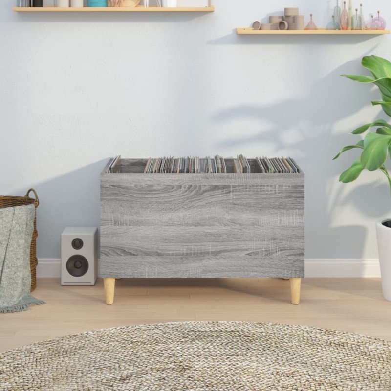 vidaXL Skrinka na platne sivá sonoma 74,5x38x48 cm kompozitné drevo