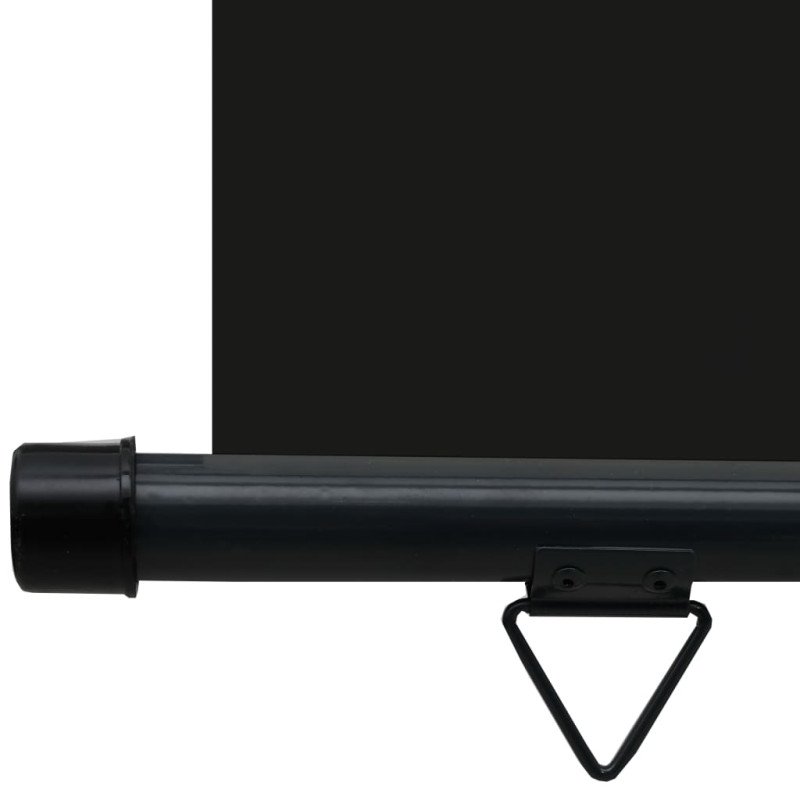 vidaXL Bočná markíza na balkón 160x250 cm, čierna