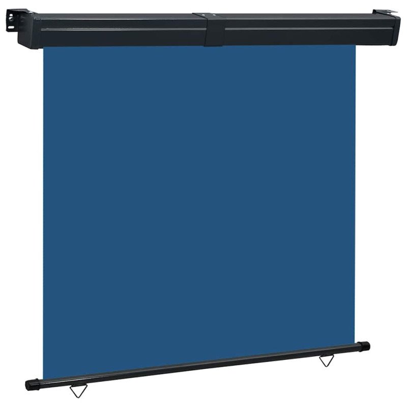 vidaXL Bočná markíza na balkón 160x250 cm, modrá