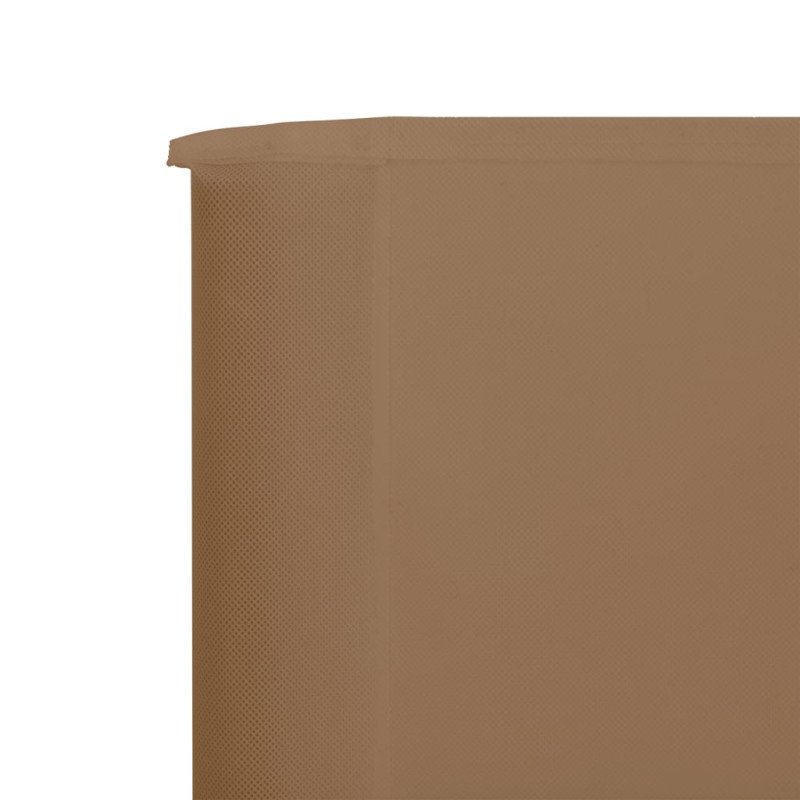 vidaXL 3-panelová zábrana proti vetru látková 400x80 cm sivo-hnedá