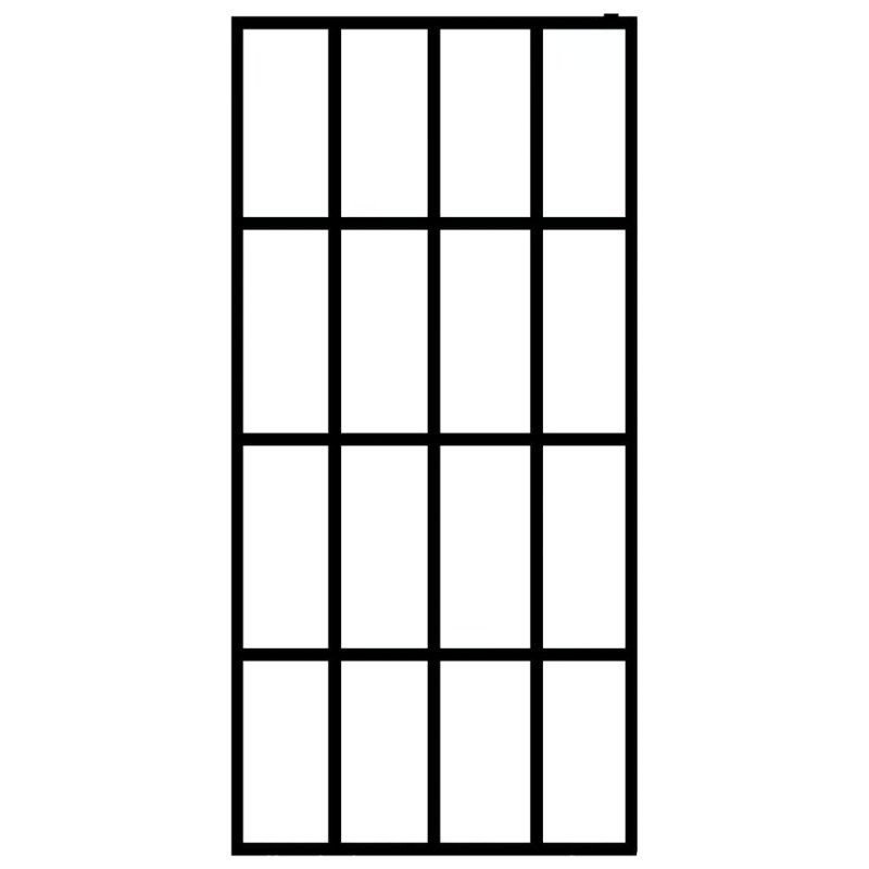 vidaXL Sprchová zástena walk-in, priehľadné tvrdené sklo 80x195 cm