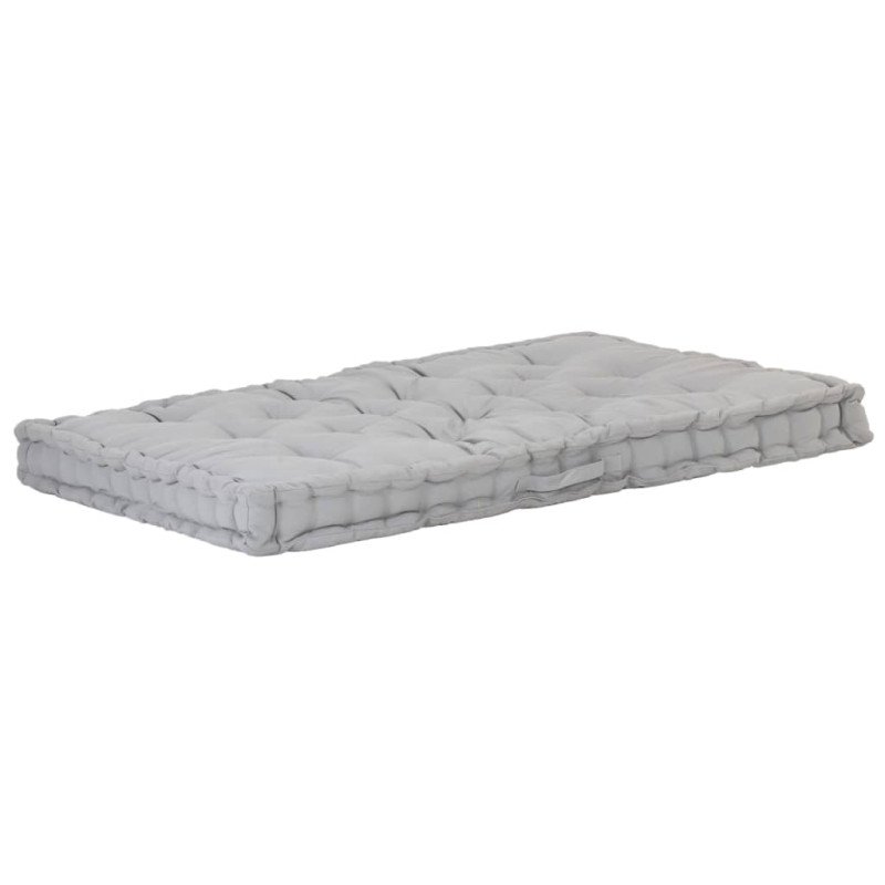 vidaXL Podložka na paletový nábytok 120x80x10 cm, sivá