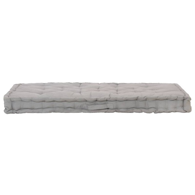 vidaXL Podložka na paletový nábytok 120x80x10 cm, sivá