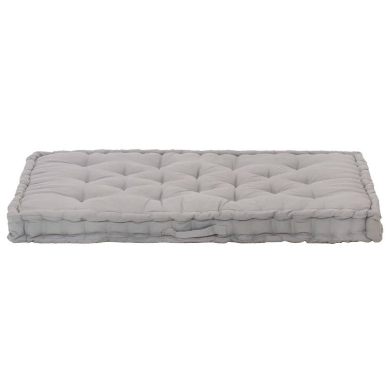 vidaXL Podložka na paletový nábytok 120x80x10 cm, sivá