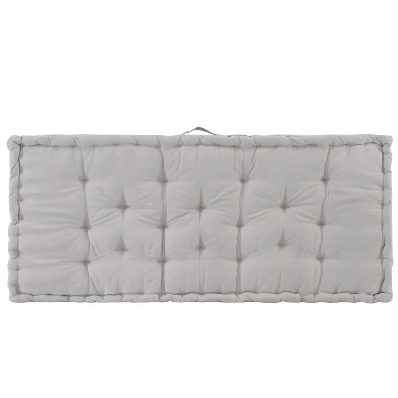 vidaXL Podložka na paletový nábytok 120x80x10 cm, sivá