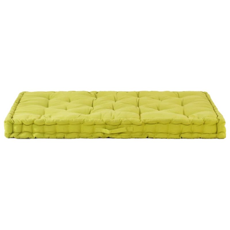 vidaXL Podložka na paletový nábytok 120x80x10 cm, zelená