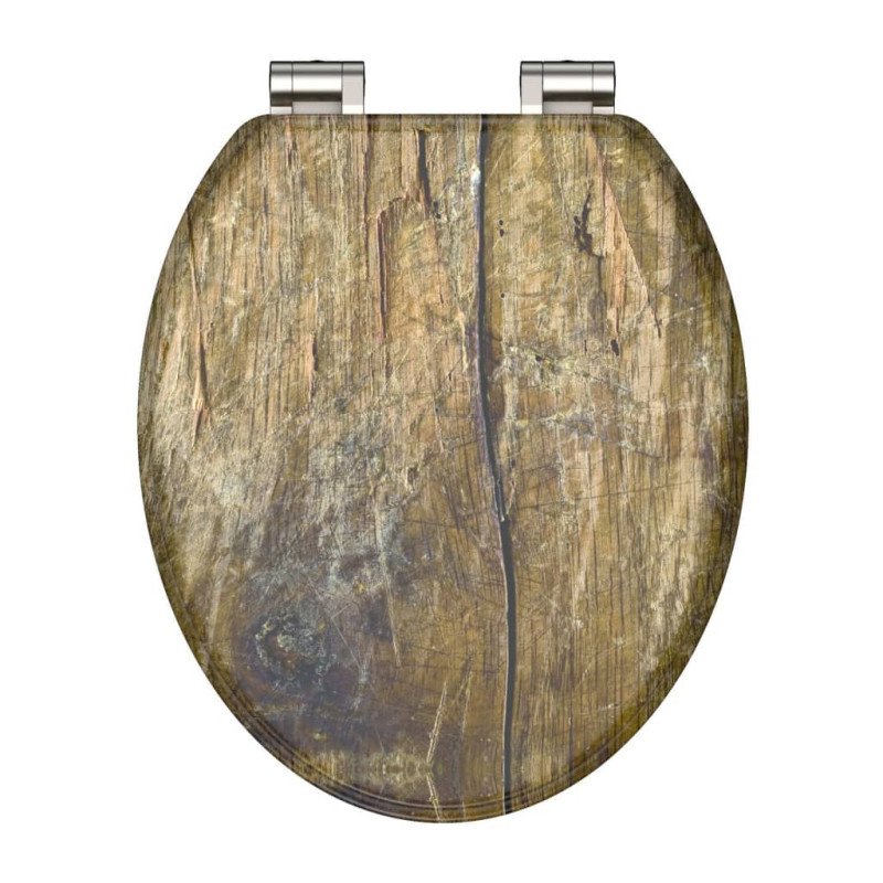 SCHÜTTE WC sedadlo Solid Wood MDF hnedé