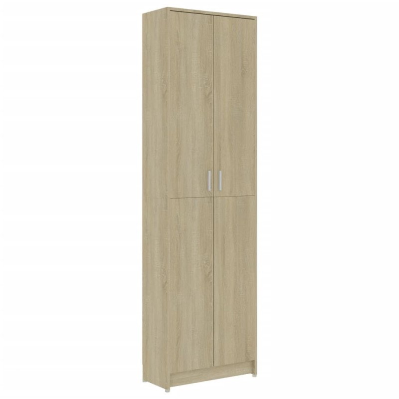 vidaXL Šatník do chodby, dub sonoma 55x25x189 cm, kompozitné drevo