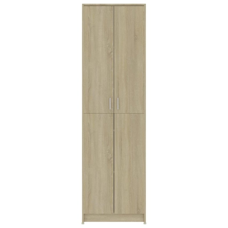 vidaXL Šatník do chodby, dub sonoma 55x25x189 cm, kompozitné drevo