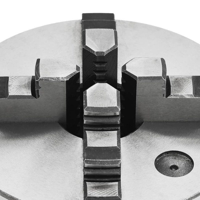 vidaXL 4-čeľusťové samostrediace skľučovadlo na sústruh 160 mm oceľové