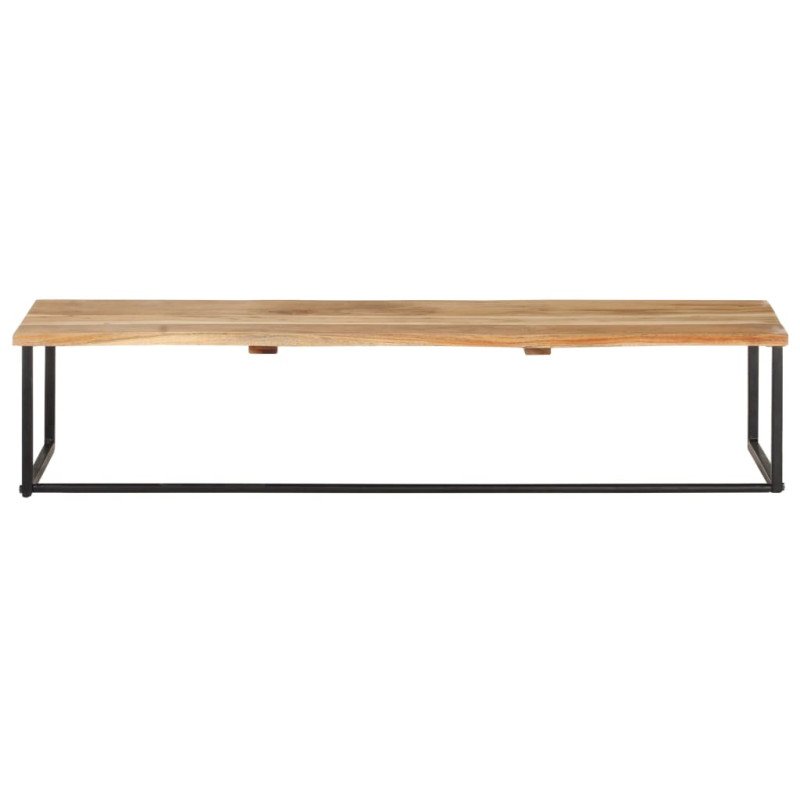 vidaXL Vešiak so živou hranou 100x35x22 cm masívne akáciové drevo