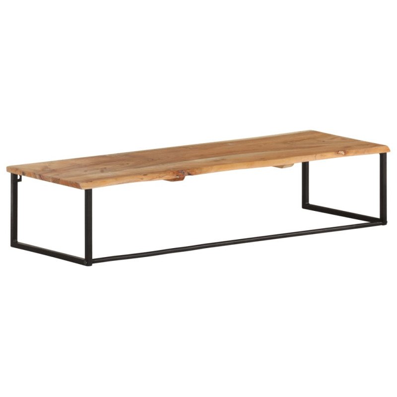 vidaXL Vešiak so živou hranou 100x35x22 cm masívne akáciové drevo