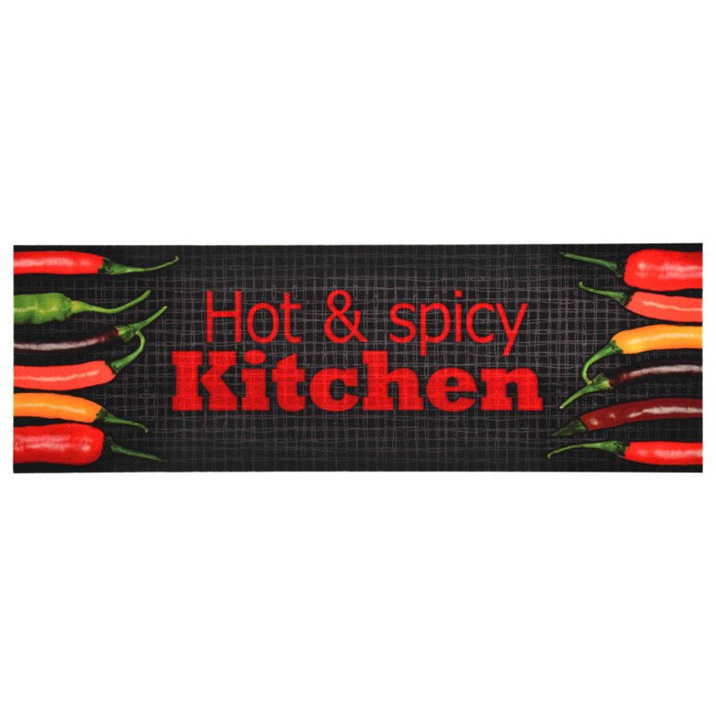 vidaXL Kuchynská rohožka prateľná 45x150 cm Hot&Spicy